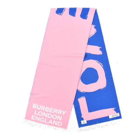 Burberry Love Scarf Authentic NWT - Picture 2 of 9
